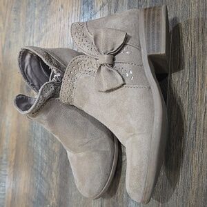 Toddler Girls Jumping Beans Bow Ankle Boots